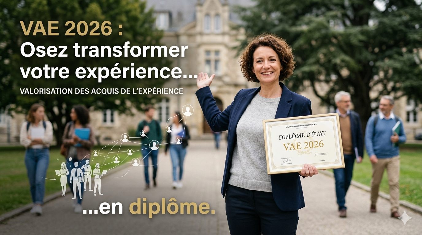 Transformez votre expérience en diplôme.