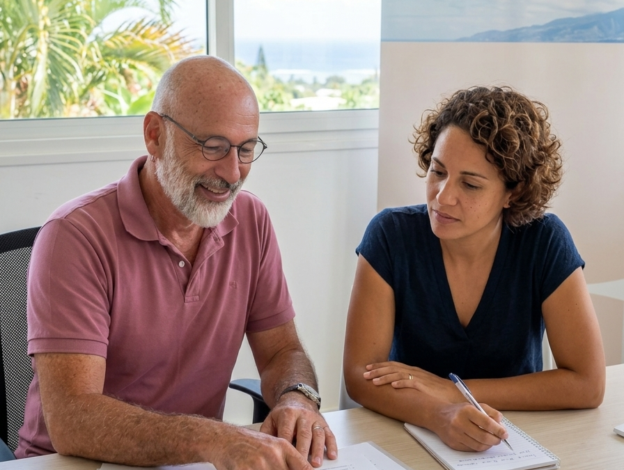 Mikaël REALE accompagne une candidate à la VAE du Titre Pro FPA